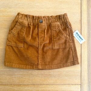 Corduroy skirt - camel brown - NWT